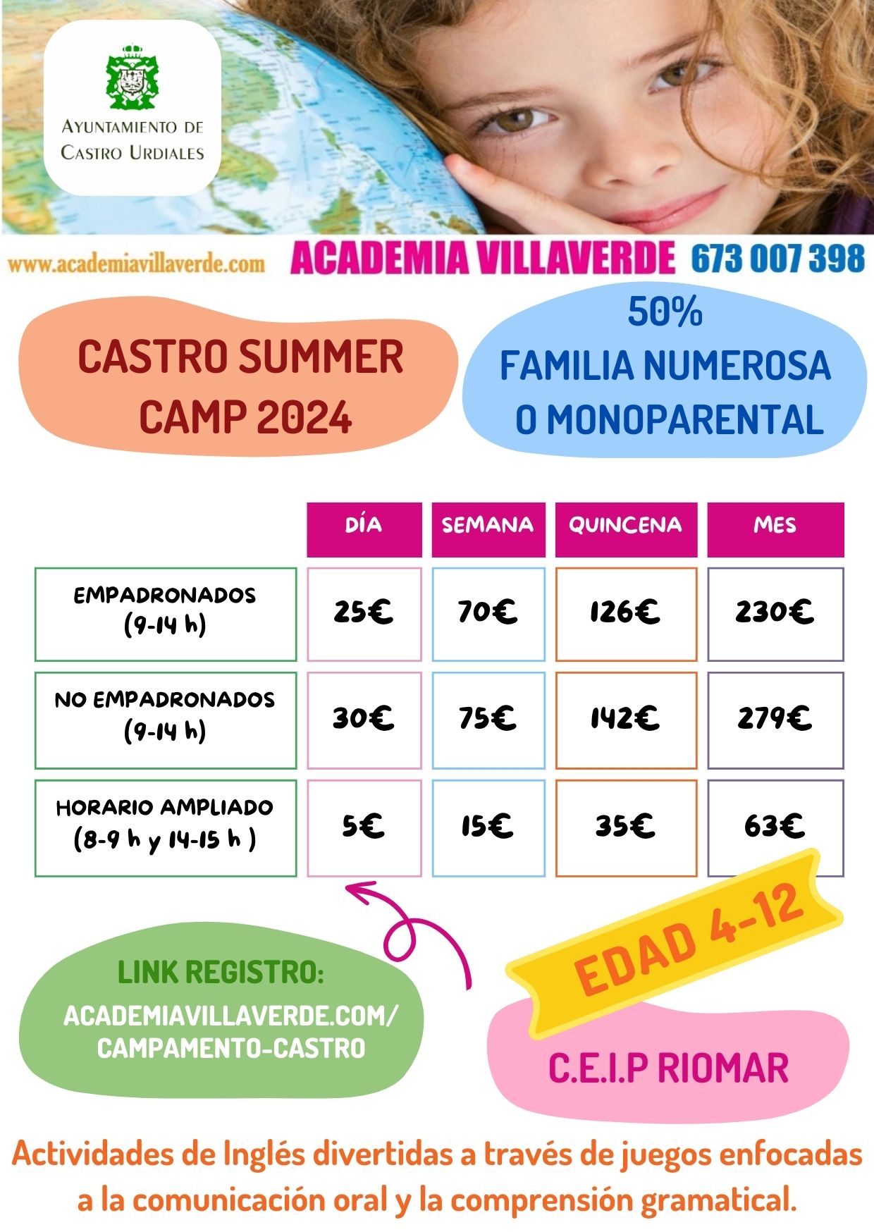 SUMMER CAMP CASTRO URDIALES 2024